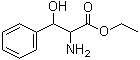 3-苯基丝氨酸乙酯分子结构 (CAS 40682-56-2)