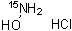 Hydroxylamine-<sup>15</sup>N hydrochloride molecular structure (CAS 40711-48-6)