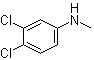 structure of CAS# 40750-59-2, N-Methyl-3,4-dichloroaniline