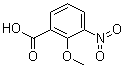 structure of CAS# 40751-88-0, 2-Methoxy-3-nitrobenzoic acid