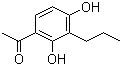 structure of CAS# 40786-69-4, 2',4'-Dihydroxy-3'-propylacetophenone