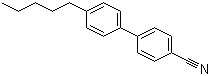 structure of CAS# 40817-08-1, 4-Cyano-4'-pentylbiphenyl