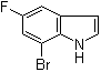 7-Bromo-5-fluoro-1H-indole molecular structure (CAS 408355-23-7)