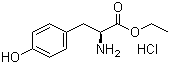 L-酪氨酸乙酯盐酸盐分子结构 (CAS 4089-07-0)