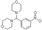 CAS # 40891-03-0, 4,4'-[(3-Nitrophenyl)methylene]bismorpholine