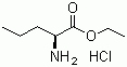L-正缬氨酸乙酯盐酸盐分子结构 (CAS 40918-51-2)
