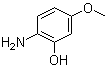 2-Amino-5-methoxyphenol molecular structure (CAS 40925-70-0)