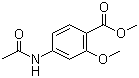 Methyl 4-acetamido-2-methoxybenzoate molecular structure (CAS 4093-29-2)