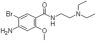Bromopride molecular structure (CAS 4093-35-0)