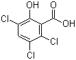 3,5,6-Trichlorosalicylic acid molecular structure (CAS 40932-60-3)