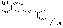 CAS 登录号：40947-69-1, 对克利西丁-对氨基苯磺酸偶合剂, 4-[(4-氨基-5-甲氧基-2-甲基苯基)偶氮]苯磺酸