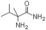 structure of CAS# 40963-14-2, 2-Amino-2,3-dimethylbutyramide