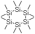 Dodecamethylcyclohexasilane molecular structure (CAS 4098-30-0)