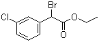 structure of CAS# 41024-33-3, Ethyl 2-bromo-2-(3-chlorophenyl)acetate