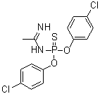 CAS # 4104-14-7, Phosacetim, BAY 38819, Bayer 38819, DRC 714, Gophacide, O,O-Bis(p-chlorophenyl) acetimidoylamidothiophosphate, O,O-Bis(p-chlorophenyl) acetimidoylphosphoramidothioate