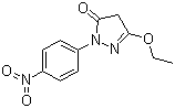 3-Ethoxy-1-(4-nitrophenyl)-2-pyrazolin-5-one molecular structure (CAS 4105-90-2)