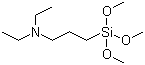structure of CAS# 41051-80-3, (N,N-Diethyl-3-aminopropyl)trimethoxysilane