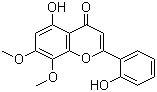 structure of CAS# 41060-16-6, Skullcapflavone I