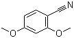 2,4-二甲氧基苯甲腈分子结构 (CAS 4107-65-7)