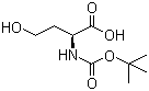 N-Boc-L-Homoserine molecular structure (CAS 41088-86-2)