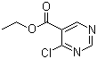 4-氯嘧啶-5-甲酸乙酯分子结构 (CAS 41103-17-7)