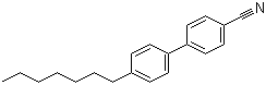 4-庚基-4'-氰基联苯分子结构 (CAS 41122-71-8)