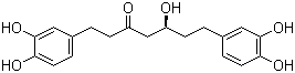 CAS 登录号：41137-86-4, Hirsutanonol, (S)-1,7-双(3,4-二羟基苯基)-5-羟基-3-庚酮