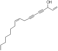 CAS 登录号：4117-12-8, (9Z)-1,9-十七碳二烯-4,6-二炔-3-醇
