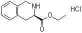 (R)-1,2,3,4-Tetrahydroisoquinoline-3-carboxylic acid ethyl ester hydrochloride molecular structure (CAS 41220-49-9)