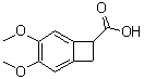 4,5-Dimethoxybenzocyclobutene-1-carboxylic acid molecular structure (CAS 41234-23-5)