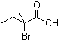 structure of CAS# 41242-50-6, 2-Bromo-2-methylbutyric acid
