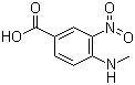 structure of CAS# 41263-74-5, 4-Methylamino-3-nitrobenzoic acid
