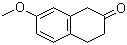 structure of CAS# 4133-34-0, 7-Methoxy-2-tetralone