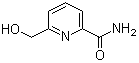 6-(羟甲基)-2-吡啶甲酰胺分子结构 (CAS 41337-83-1)