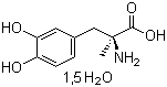 CAS # 41372-08-1, L-Methyldopa, 3-Hydroxy-alpha-methyl-L-tyrosine hydrate