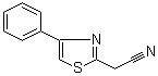 structure of CAS# 41381-89-9, 2-(4-Phenylthiazol-2-yl)acetonitrile