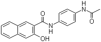 CAS 登录号：41506-62-1, N-(4-乙酰氨基苯基)-3-羟基萘-2-甲酰胺