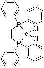 structure of CAS# 41536-18-9, [1,2-双(二苯基膦)乙烷]二氯化铁(II)