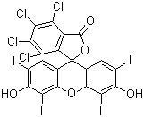 structure of CAS# 4159-77-7, Rose Bengal lactone