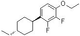 CAS # 415915-41-2, 1-Ethoxy-4-(trans-4-ethylcyclohexyl)-2,3-difluorobenzene, 2-HB(2F,3F)-O2