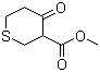 structure of CAS# 4160-61-6, Methyl 4-oxotetrahydrothiopyran-3-carboxylate