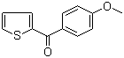 2-(4-甲氧基苯甲酰)噻吩分子结构 (CAS 4160-63-8)
