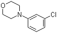 structure of CAS# 41605-90-7, 4-(3-Chlorophenyl)morpholine