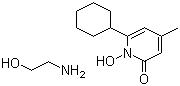 Ciclopirox ethanolamine molecular structure (CAS 41621-49-2)