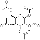 structure of CAS# 4163-59-1, alpha-D-Galactopyranose 1,2,3,4,6-pentaacetate