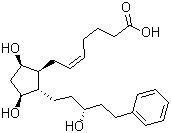 拉坦前列腺素(游离酸)分子结构 (CAS 41639-83-2)