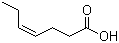 CAS # 41653-95-6, (4Z)-4-Heptenoic acid, (Z)-4-Heptenoic acid