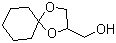 structure of CAS# 4167-35-5, 1,4-Dioxaspiro[4.5]decane-2-methanol