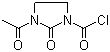 structure of CAS# 41730-71-6, 1-氯甲酰基-3-乙酰基环亚乙基脲
