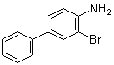 structure of CAS# 41738-70-9, 3-Bromo-1,1'-biphenyl-4-amine